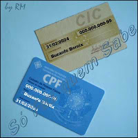 O CPF (Cadastro de Pessoa Física) é o sucessor do CIC (Cartão de Identificação do Contribuinte).