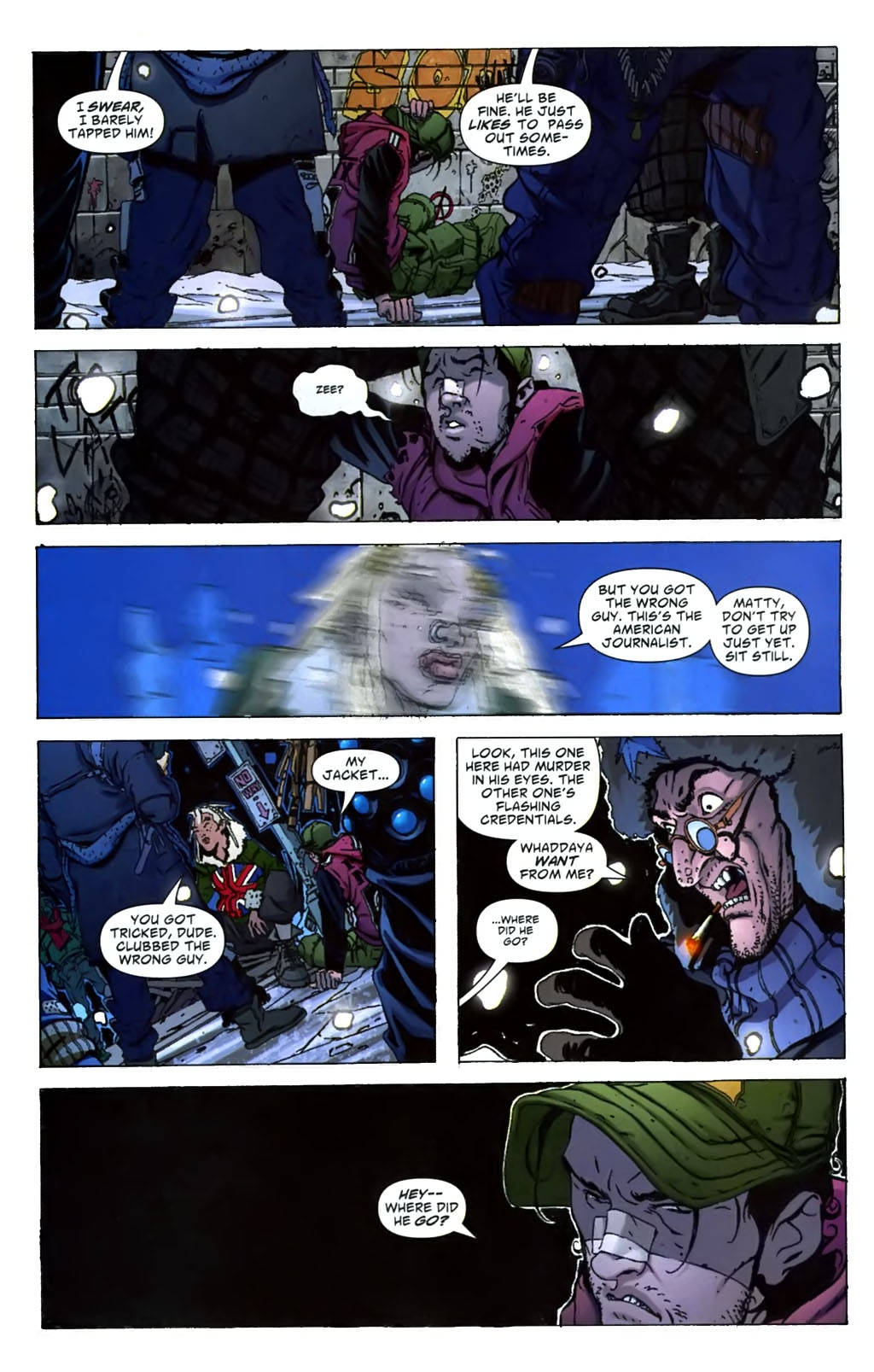 Read online DMZ (2006) comic -  Issue #5 - 13