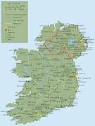 Southwest Ireland Map Pictures . Map of Ireland City Regional Political large map of ireland
