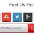 How to add Social widget with search box in blogger blog