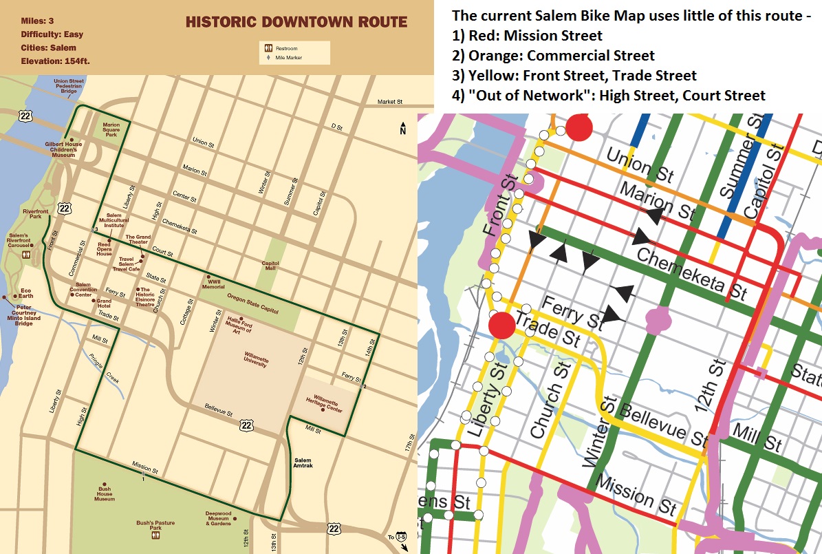 Street map Salem Oregon