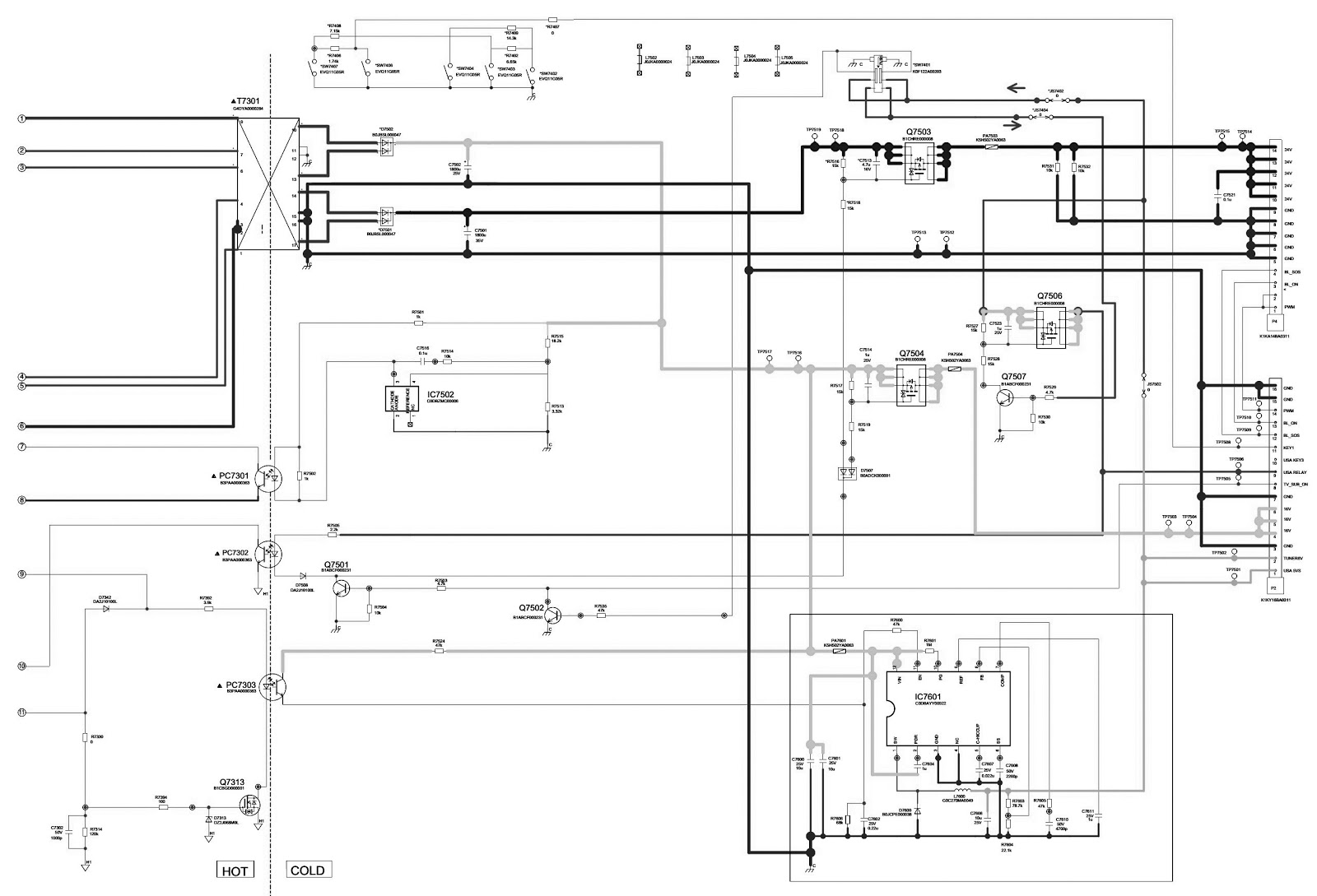 Electro help: TNPA5364BJ - SMPS SCHEMATIC - PANASONIC TH L32X30C - LCD TV