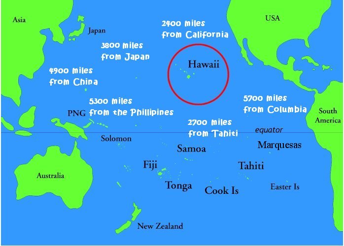 Usa Map Hawaii Located