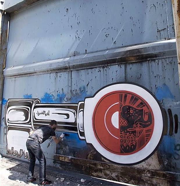 Street Art Duo How Nosm In Palestine Where They Painted Several New Pieces. 10