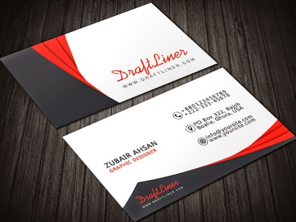 10 Desain Template Kartu Nama Gratis (PSD File) | b-duu - All About Passion