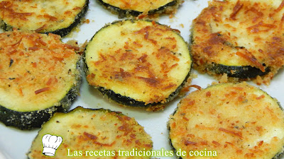 Cómo hacer calabacín rebozado con queso al horno