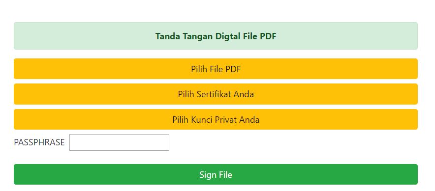 Implementasi Tanda Tangan Digital Dengan Php Code