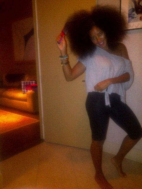 angela simmons natural hair