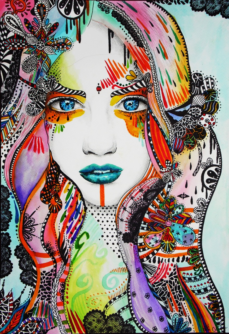 18-Andrea-Wéber-aka-Mandy-Candy-Paintings-A-Mirror-to-the-Artist-s-Emotions-www-designstack-co