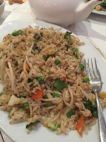 vegetarian;  vegetarian fried rice; chopstick delight; chinese cuisine