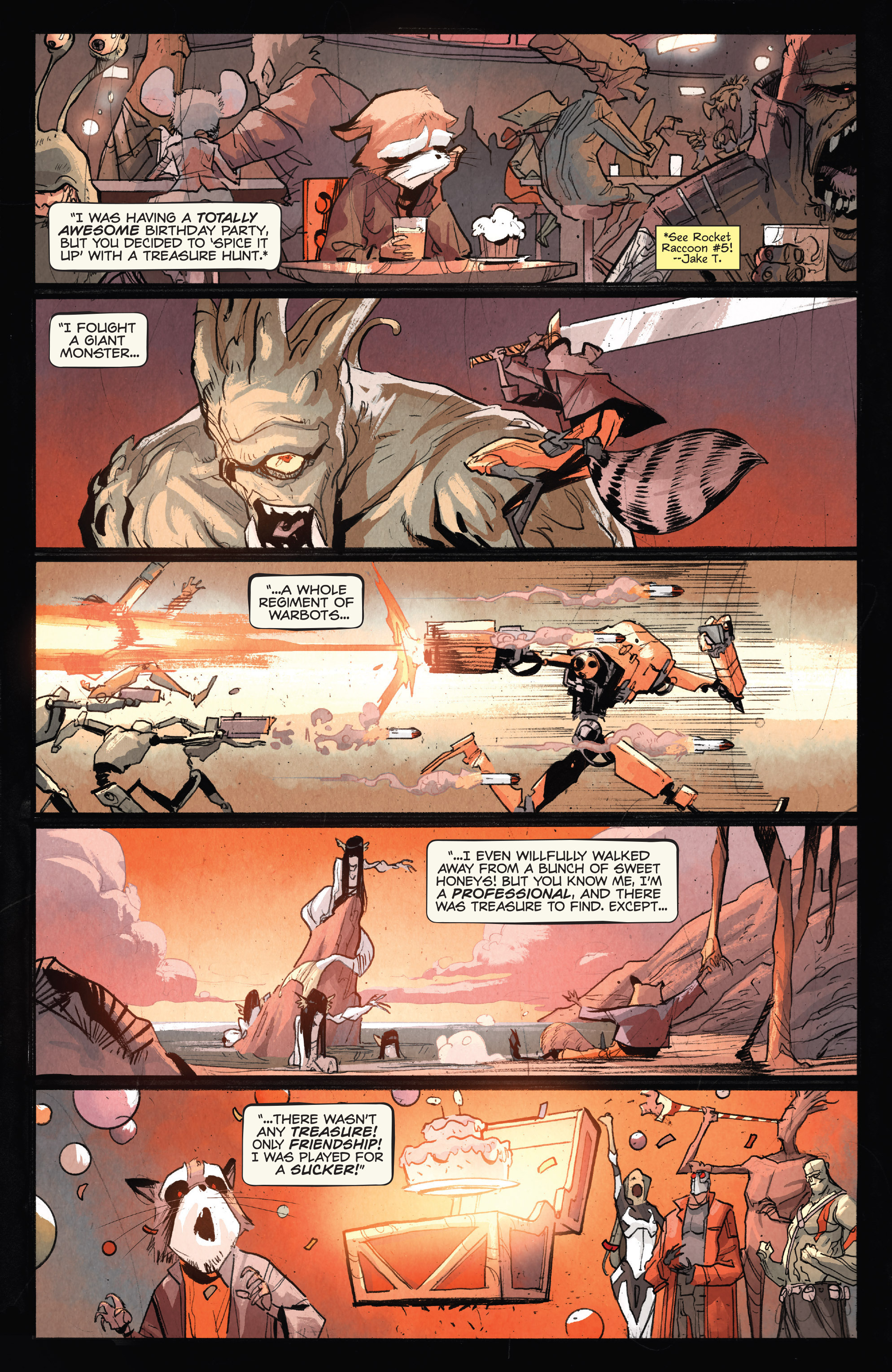 Read online Rocket Raccoon & Groot comic -  Issue #3 - 5