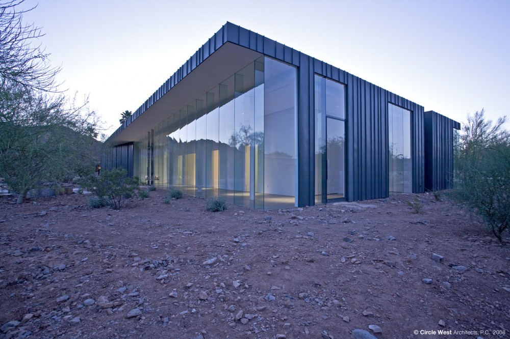 Glazed walls house, Arizona, USA Most Beautiful Houses in the World