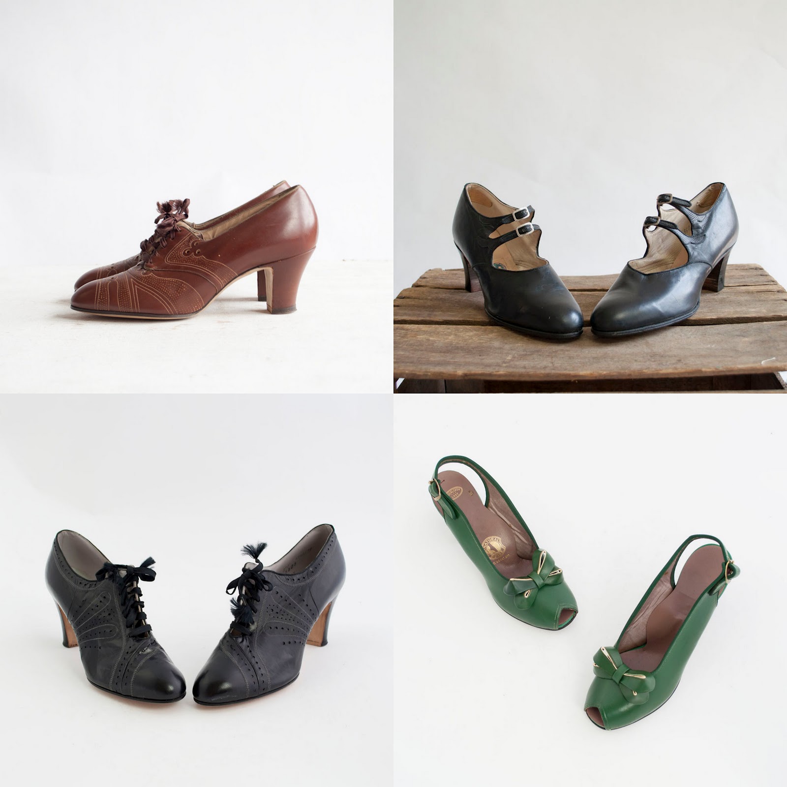 small earth vintage: shoes. glorious shoes.