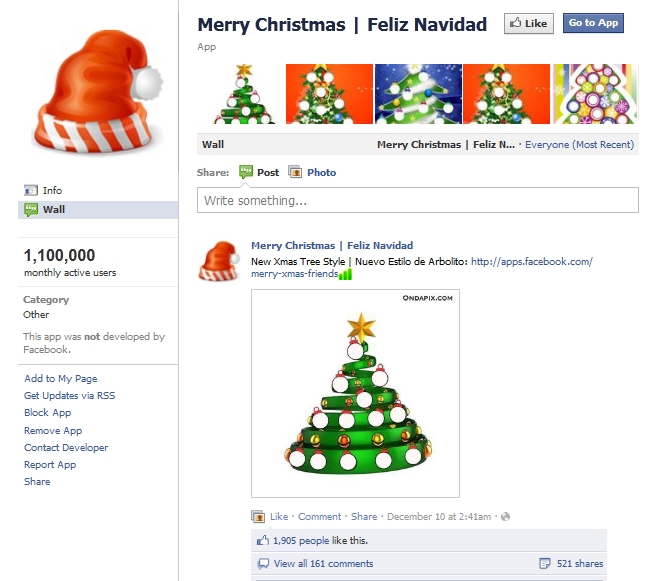 Merry Christmas A Cool Facebook Christmas App To Make Your Own