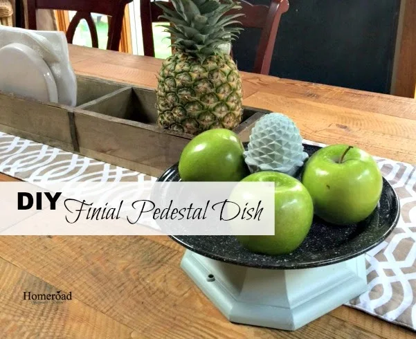 A Pedestal Dish with overlay