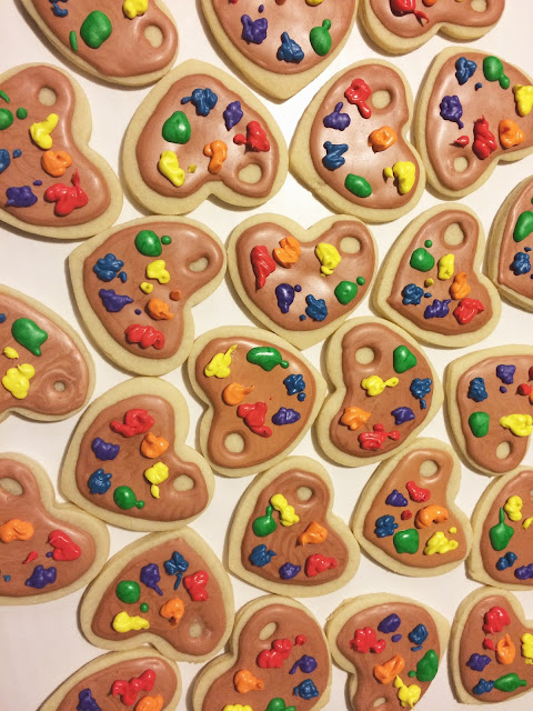 art palette cookies by sweet jenny belle in utah