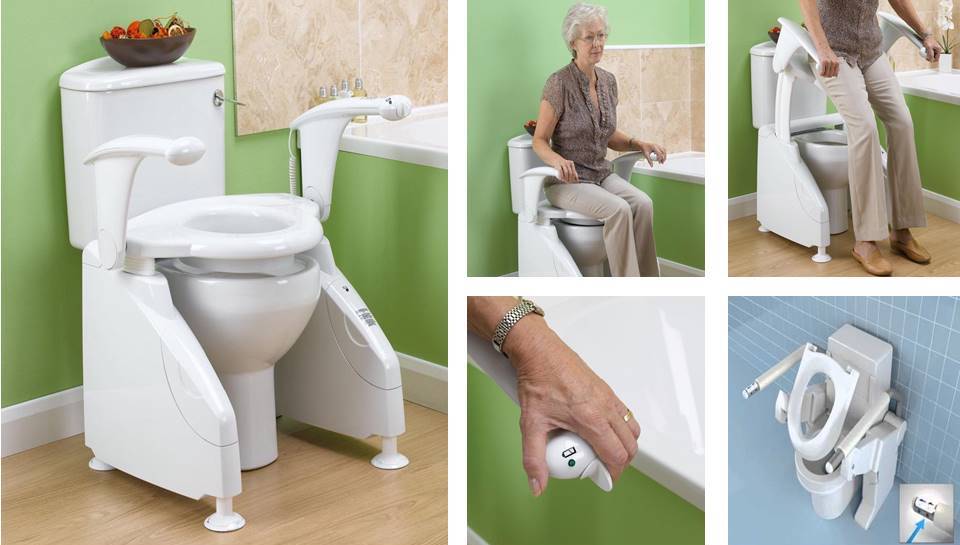 Neptune toilet lift Helps the elderly move in the toilets Decor Units