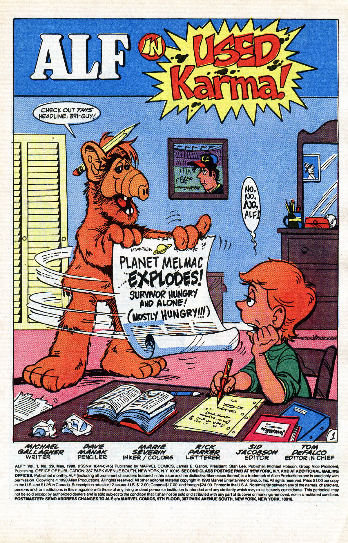 Read online ALF comic -  Issue #29 - 3