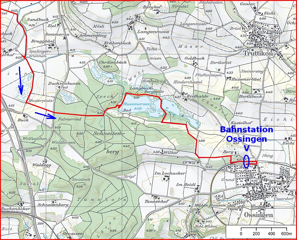 Pfannenstiel Wanderblog: Trüllikon - Ossingen (Zürcher Weinland) Pfannenstiel Wanderblog: Trüllikon - Ossingen (Zürcher Weinland)