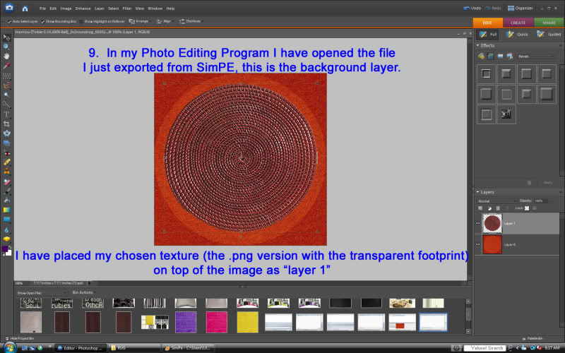 Easily Recolor a Rug in Sims 2