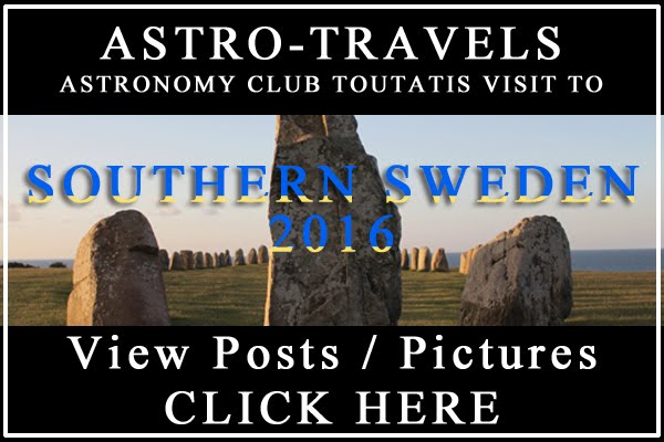 Read post series on Astronomy trip to Southern Sweden