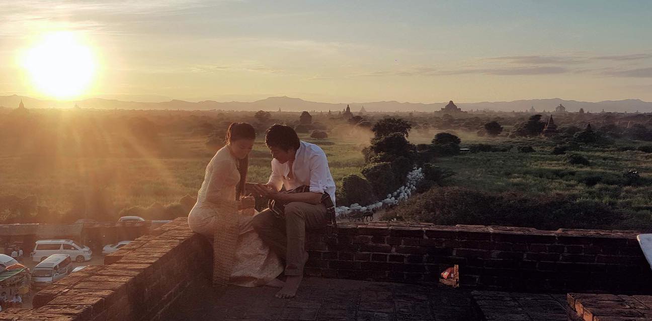 Nay Toe and Kit Kit In Bagan For Shwe Nan Daw Jewerly TVC And Its Behind The Scenes 