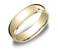 Comfort Fit Men's 14k Gold Wedding Band