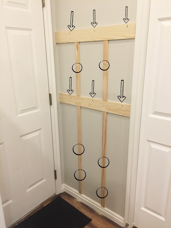 Board and 2024 batten mudroom