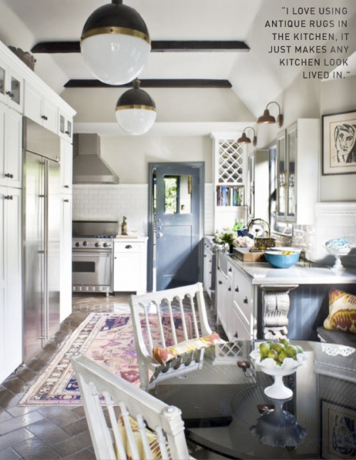 Color Outside the Lines Kitchen Inspiration Month Day 16 Rugs in