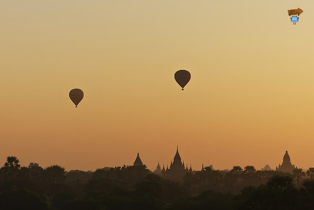 Amanecer en Bagan