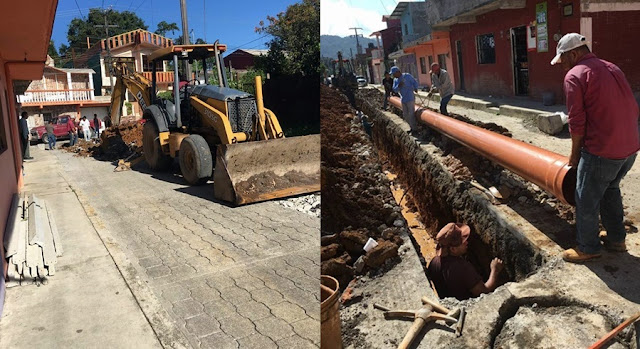 Calle por calle, Xicotepec avanza en cobertura de drenaje de calidad