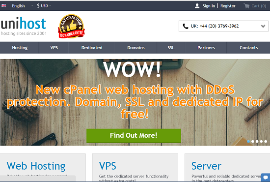 Unihost Review,  Affordable Hosting, VPS Hosting, Dedicated Server