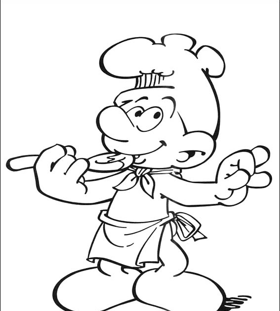 transmissionpress 12 Smurf Coloring Pages