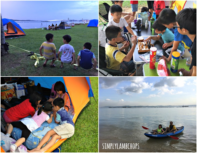 Camping activities for the kids.
