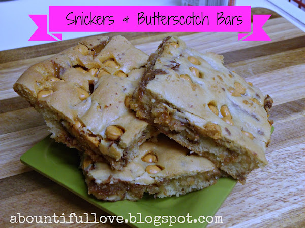 Snickers & Butterscotch Bars