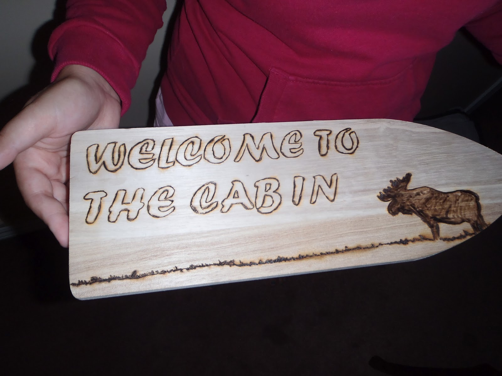 Up The Creek...: Moose- Pyrography