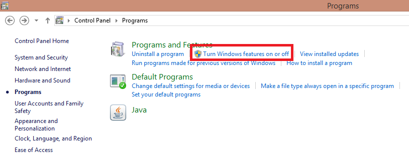 Control panel programs and features - wolfffop