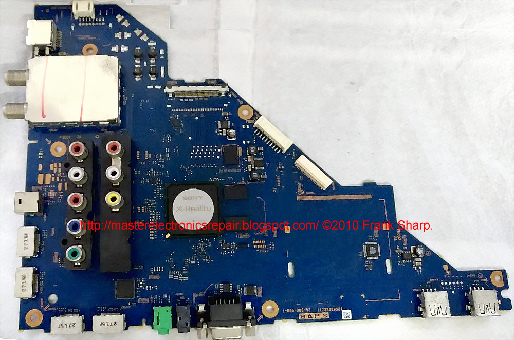 Master Electronics Repair !: REPAIR / SERVICING TV SONY KDL-46HX855