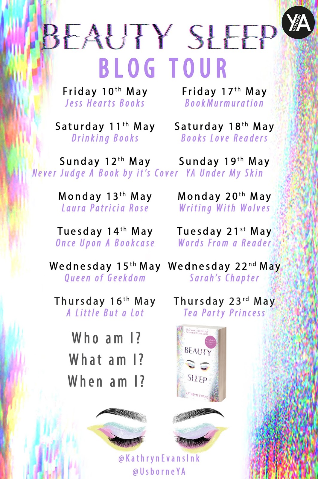 Beauty Sleep by Kathryn Evans Blog Tour Banner