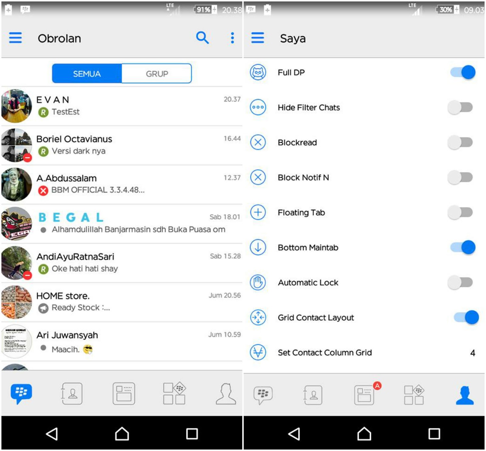 BBM White Versi 3.3.6.51 Apk - BBM Mod Terbaru