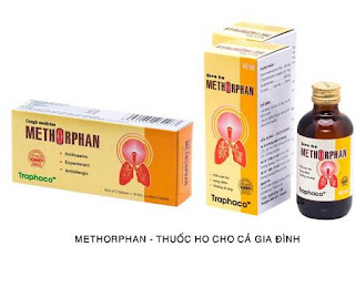 Thuốc ho methorphan có dạng viên nén và siro Thuốc ho methorphan có dạng viên nén và siro