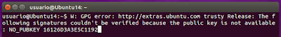W: GPG error: http: extras.ubuntu.com