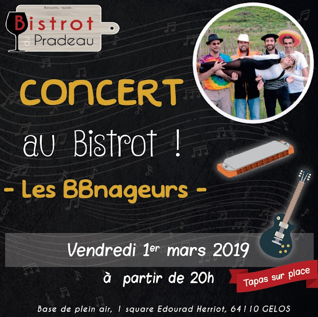 Concert des BBnageurs Gelos 2019 