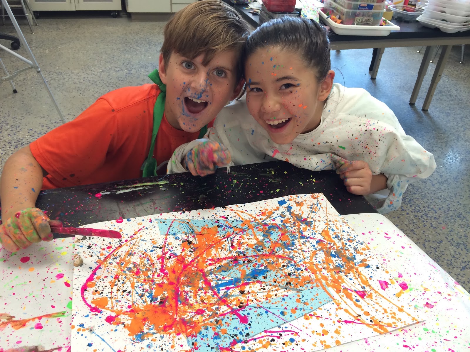 smART Class: Splatter Paint Innitials