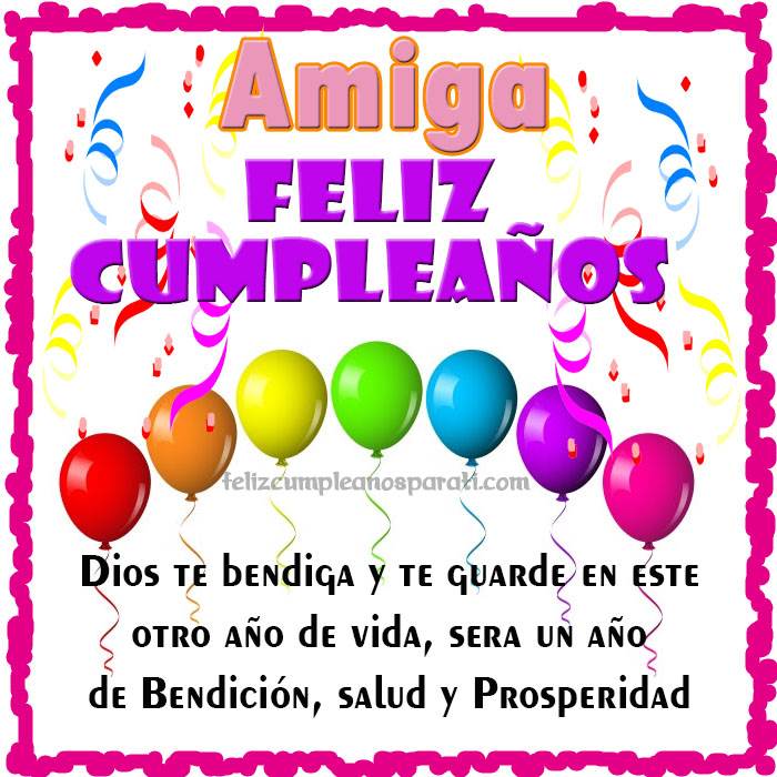 Feliz cumpleaños amiga imagenes.