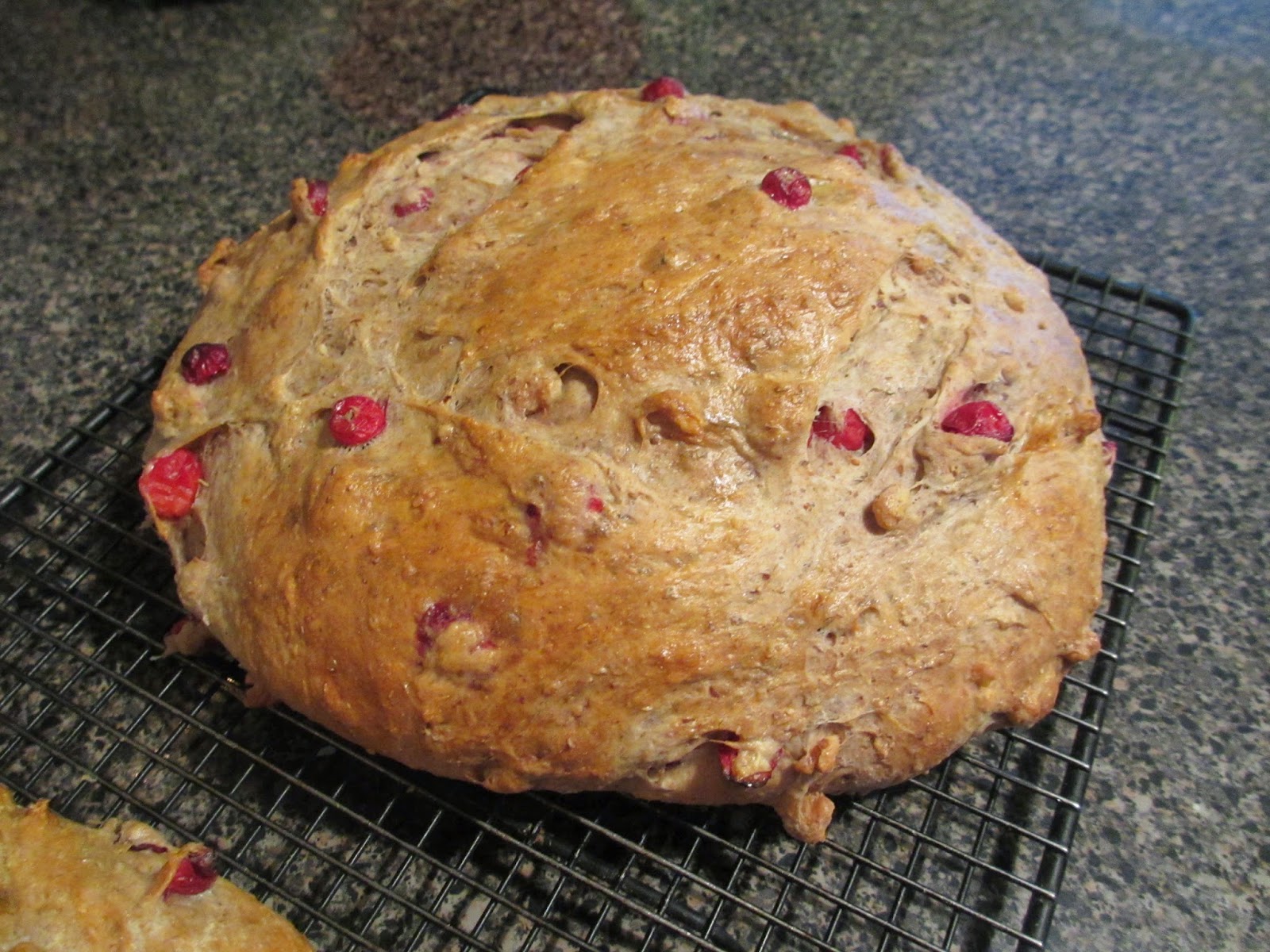 Dinner's Ready Cranberry Walnut Yeast Bread