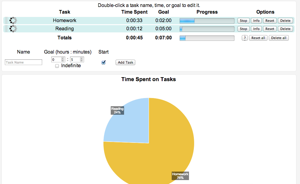 free technology for teachers a task timer to use offline or online