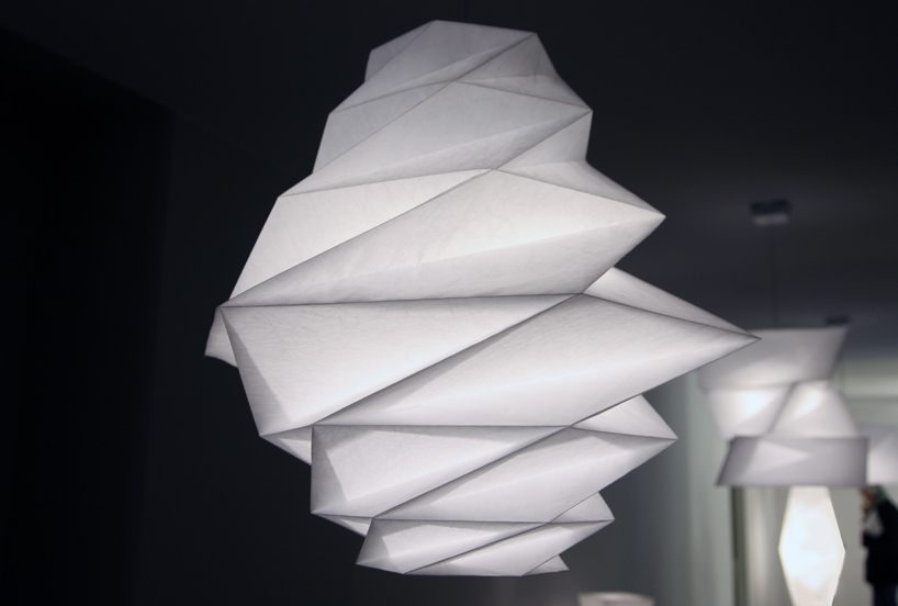 ARCFLY: A sculpture of shadow and light: IN-EI Lamp by Issey Miyake