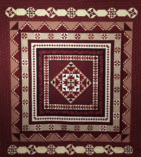 B & B Quilt Shop's Block of the Month Quilt