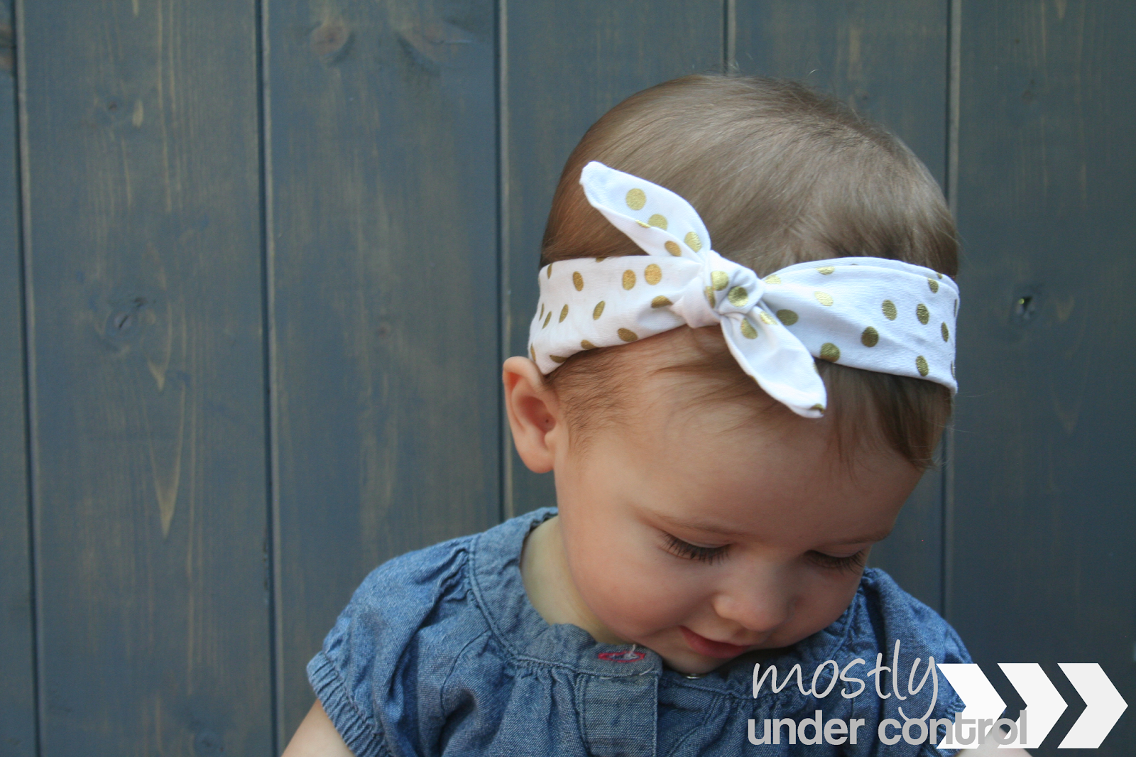 DIY Baby Headband Mostly Under Control
